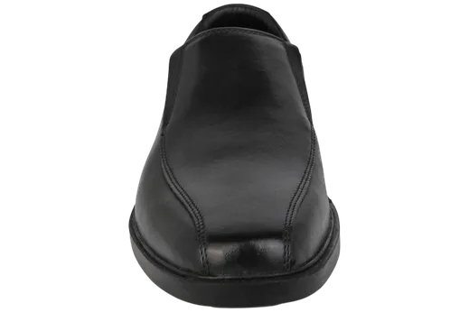 Esse Comfort Men's Leather Cushioned Bicycle Toe Slip-On - Black - view 2