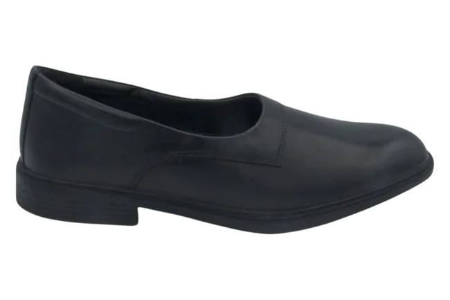 Wizfort Men's Leather Lightweight Chassidic Loafer - Black - view 3